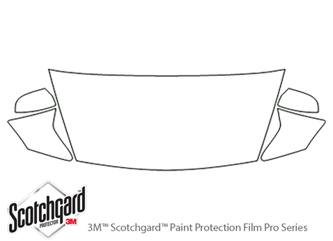 3M™ Nissan 370Z 2009-2014 Paint Protection Kit - Hood