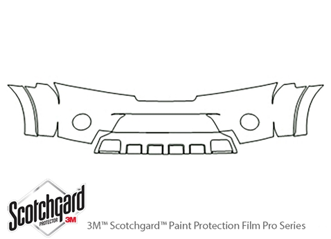 3M™ Nissan Armada 2008-2015 Paint Protection Kit - Bumper