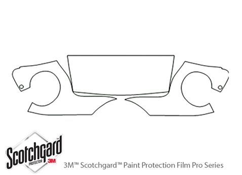 3M™ Porsche 911 1995-1998 Paint Protection Kit - Hood