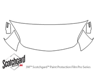 Saturn Outlook 2007-2010 3M Clear Bra Hood Paint Protection Kit Diagram