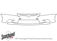 Scion tC 2011-2013 3M Clear Bra Bumper Paint Protection Kit Diagram