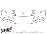 Subaru BRZ 2013-2016 3M Clear Bra Bumper Paint Protection Kit Diagram