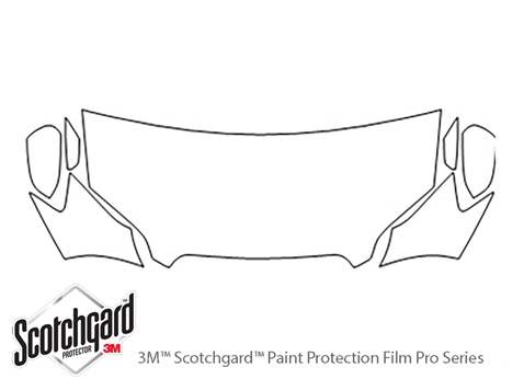 3M™ Subaru Legacy 2005-2007 Paint Protection Kit - Hood