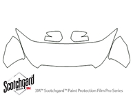 Subaru Legacy 2010-2014 3M Clear Bra Hood Paint Protection Kit Diagram