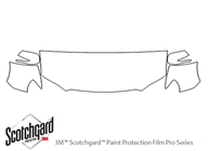 Subaru Tribeca 2008-2014 3M Clear Bra Hood Paint Protection Kit Diagram