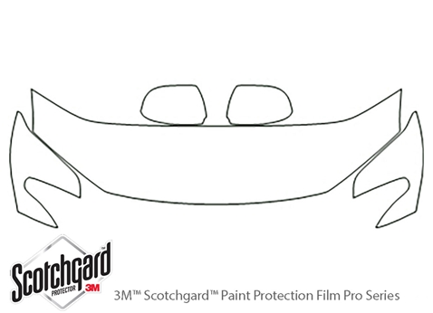 3M™ Toyota Highlander 2011-2013 Paint Protection Kit - Hood