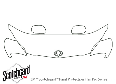 3M™ Toyota Matrix 2009-2013 Paint Protection Kit - Hood