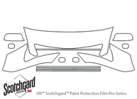 Volkswagen Phaeton 2004-2006 3M Clear Bra Hood Paint Protection Kit Diagram