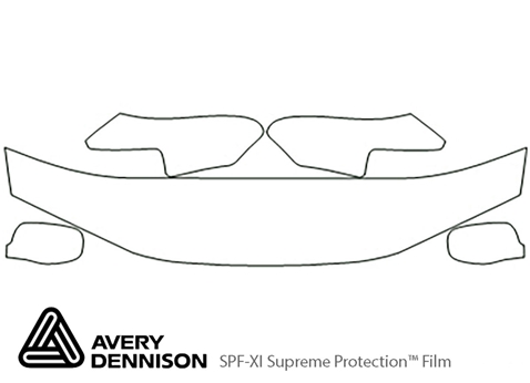 Avery Dennison™ Acura EL 1997-2000 Paint Protection Kit - Hood