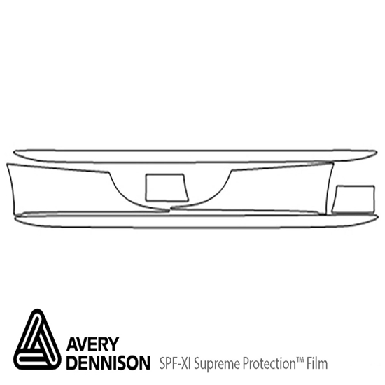 Audi S5 2008-2012 Avery Dennison Clear Bra Door Cup Paint Protection Kit Diagram