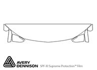 Chevrolet Blazer 2019-2024 Avery Dennison Clear Bra Hood Paint Protection Kit Diagram