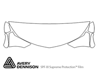 Chevrolet Camaro 2019-2024 Avery Dennison Clear Bra Hood Paint Protection Kit Diagram