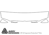 Chevrolet Venture 1997-2000 Avery Dennison Clear Bra Hood Paint Protection Kit Diagram