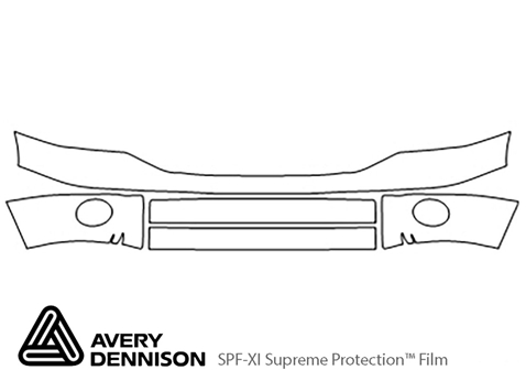 Avery Dennison™ Dodge Ram 2006-2008 Paint Protection Kit - Bumper