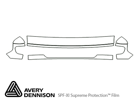 Avery Dennison™ Ford E-250 2003-2007 Paint Protection Kit - Hood
