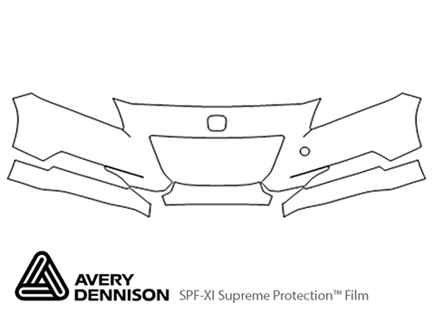 Avery Dennison™ Honda CR-Z 2011-2012 Paint Protection Kit - Bumper