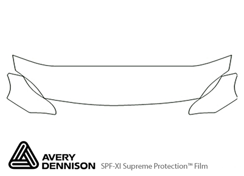 Avery Dennison™ Honda Del Sol 1993-1997 Paint Protection Kit - Hood