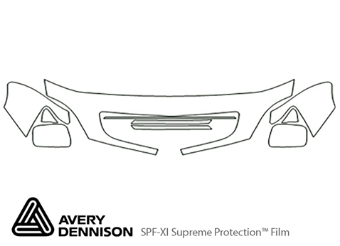 Avery Dennison™ Lexus RX 1998-2003 Paint Protection Kit - Hood