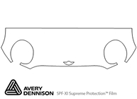 MINI Clubman 2016-2023 Avery Dennison Clear Bra Hood Paint Protection Kit Diagram