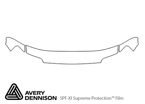 Avery Dennison™ Mercury Mariner 2005-2007 Paint Protection Kit - Hood