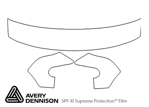 Avery Dennison™ Mercury Villager 1997-2000 Paint Protection Kit - Hood