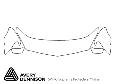 Avery Dennison™ Mitsubishi Diamante 2004-2004 Paint Protection Kit - Hood