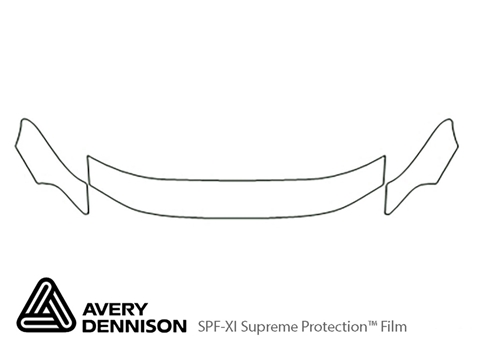 Avery Dennison™ Mitsubishi Galant 2003-2003 Paint Protection Kit - Hood