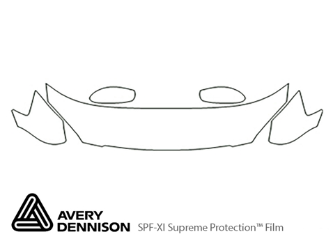 Avery Dennison™ Nissan Altima 2002-2004 Paint Protection Kit - Hood