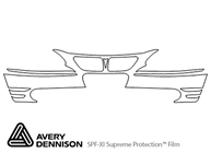 Pontiac Grand Am 1999-2003 Avery Dennison Clear Bra Bumper Paint Protection Kit Diagram