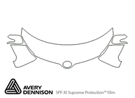 Scion xD 2008-2014 Avery Dennison Clear Bra Hood Paint Protection Kit Diagram