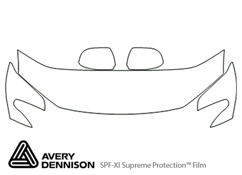 Avery Dennison™ Toyota Highlander 2011-2013 Paint Protection Kit - Hood