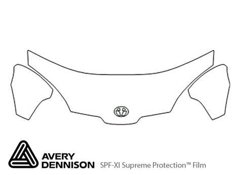 Avery Dennison™ Toyota Prius 2001-2003 Paint Protection Kit - Hood