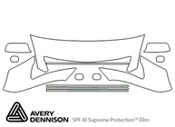 Volkswagen Phaeton 2004-2006 Avery Dennison Clear Bra Hood Paint Protection Kit Diagram