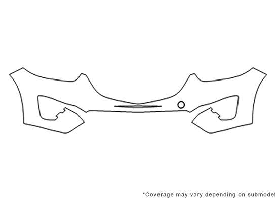 Mazda CX-5 2016-2016 Avery Dennison Clear Bra Bumper Paint Protection Kit Diagram