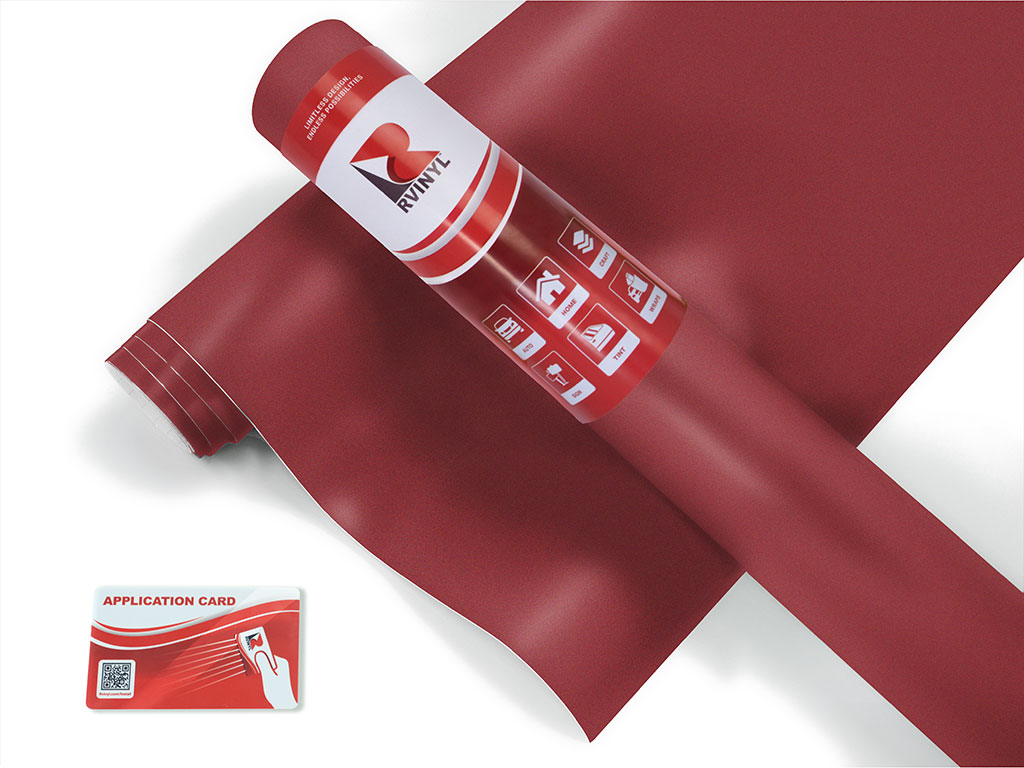 3M 2080 Matte Red Metallic Jet Ski Wrap Color Film
