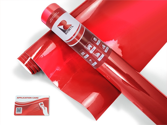Avery Dennison SF 100 Red Chrome Bicycle Wrap Color Film