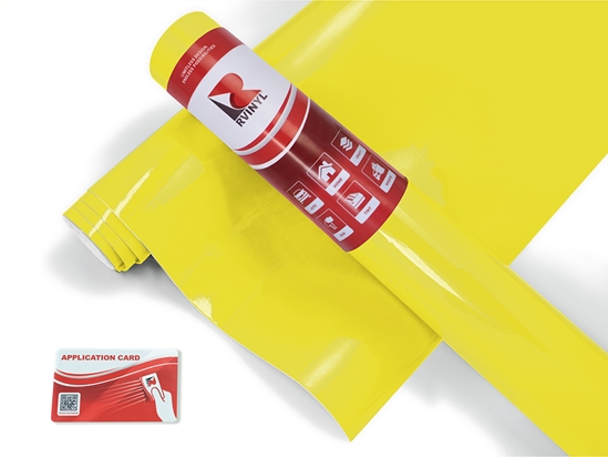 Avery Dennison SW900 Gloss Ambulance Yellow Motorcycle Wrap Color Film