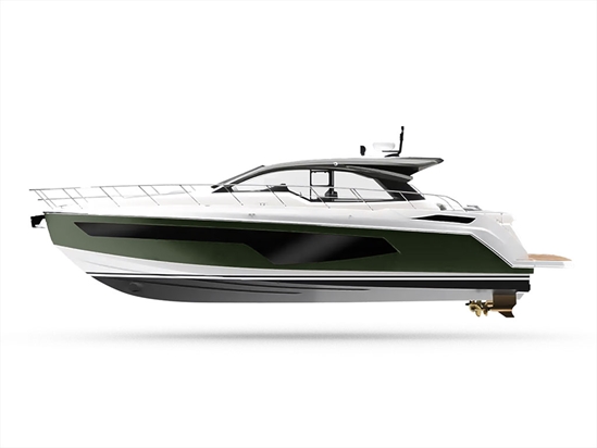 3M 2080 Matte Military Green Customized Yacht Boat Wrap