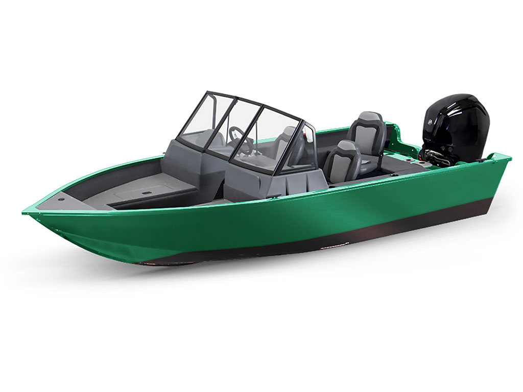 Avery Dennison SW900 Gloss Emerald Green Modified-V Hull DIY Fishing Boat Wrap