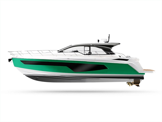 Avery Dennison SW900 Gloss Emerald Green Customized Yacht Boat Wrap