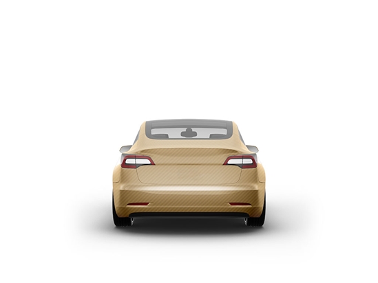 Rwraps 3D Carbon Fiber Gold Car Vinyl Wraps