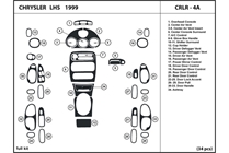2003 Chrysler Concorde DL Auto Dash Kit Diagram