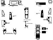 GMC Sonoma 1995-1997 Dash Kit Diagram