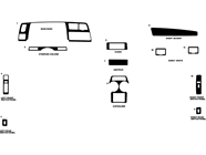 Ford Explorer 1993-1994 Dash Kit Diagram