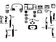 Ford F-350 2005 Dash Kit Diagram