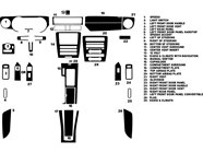 Ford Mustang 2010-2014 Dash Kit Diagram