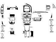 Infiniti I30 2000-2001 Dash Kit Diagram