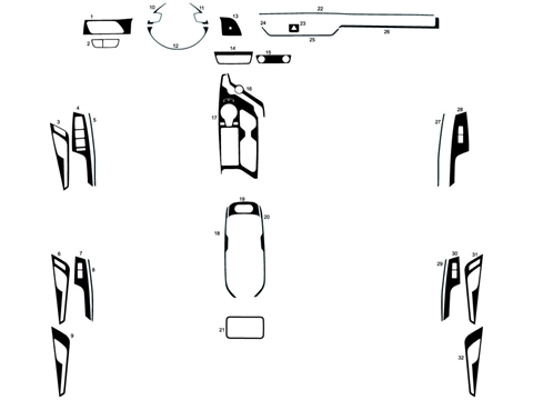 Rdash™ Kia EV6 2022-2023 Camo Dash Kits