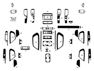 Nissan Titan 2016-2024 Dash Kit Diagram