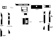Oldsmobile Cutlass 1987-1987 Dash Kit Diagram